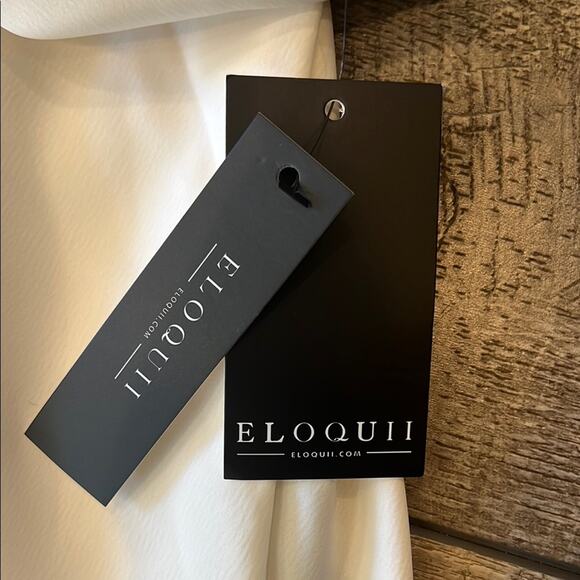 NWT Eloquii Cream Slip Maxi Dress Size 22 - Picture 9 of 10